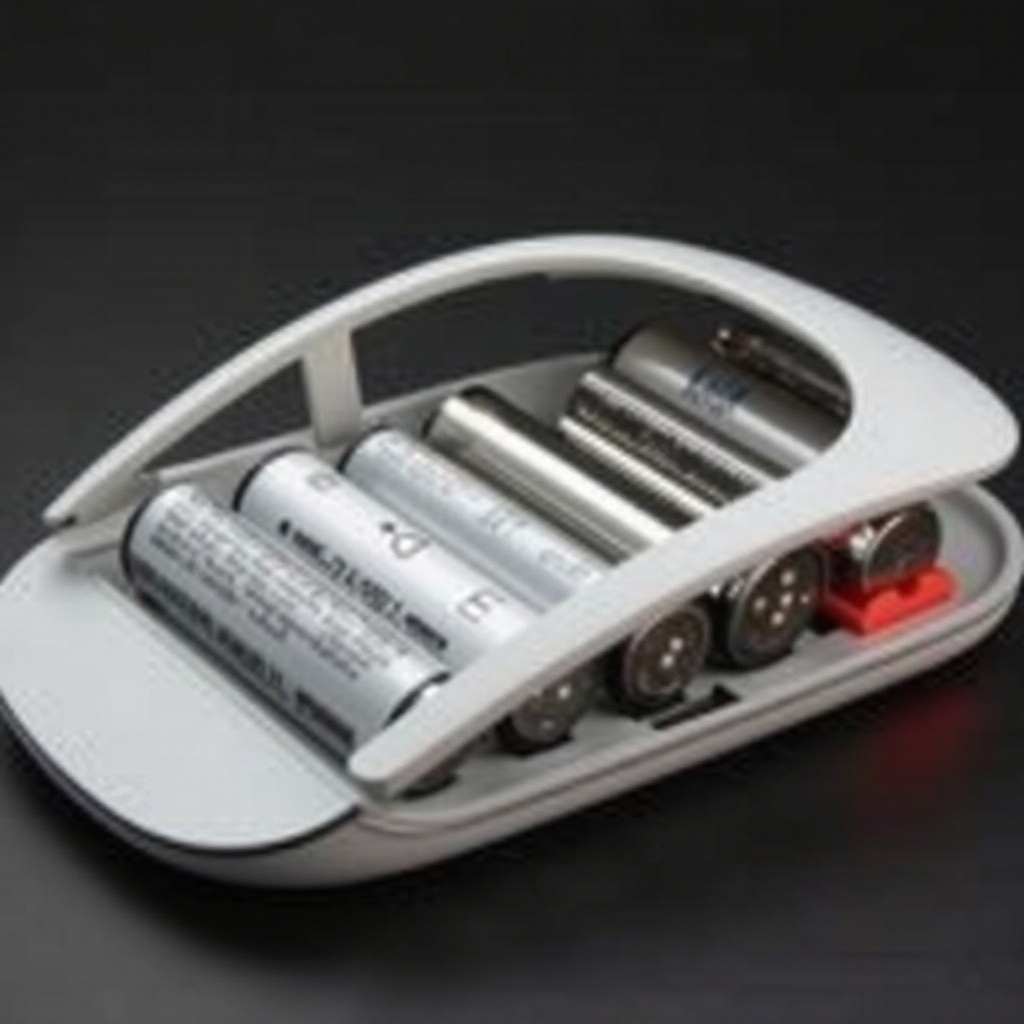 how to change apple mouse batteries