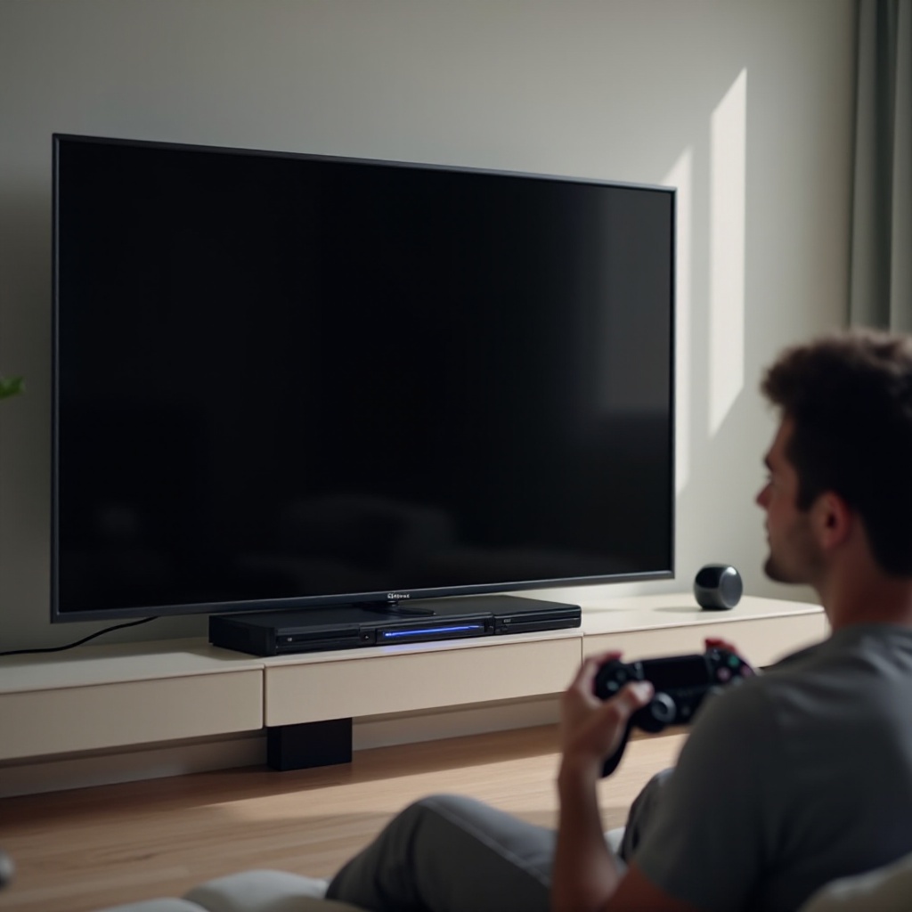 La PS5 n'apparaît pas sur la télévision, mais le son fonctionne