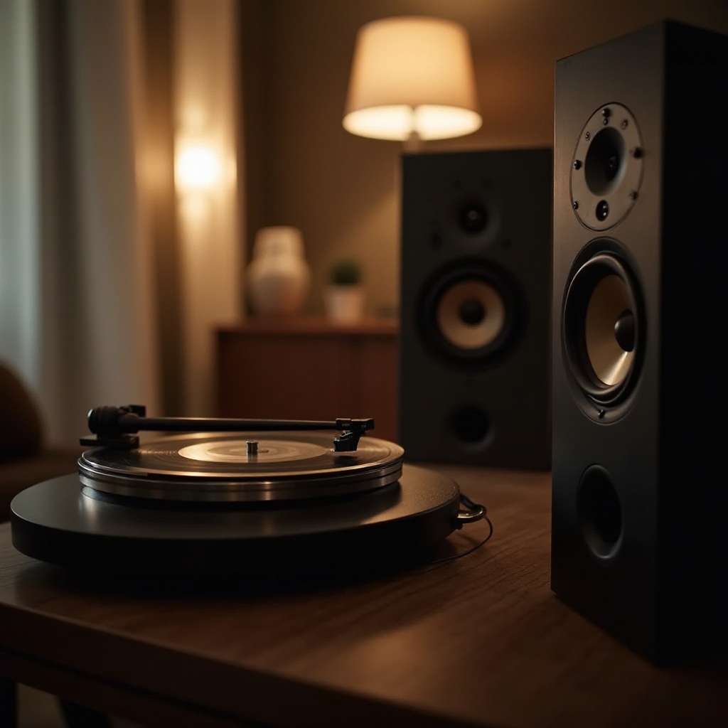 haut-parleurs avec préamplificateur phono