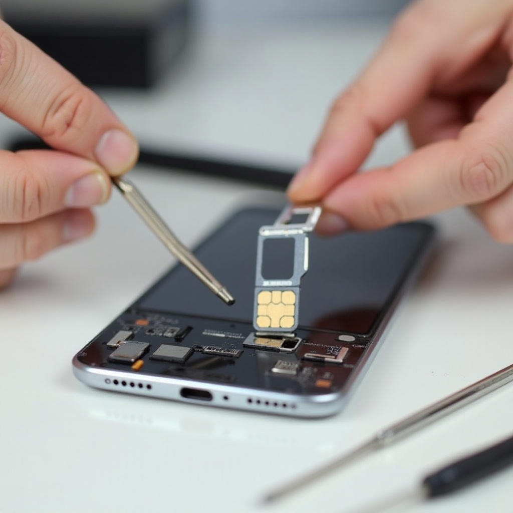 come rimuovere un vassoio SIM rotto