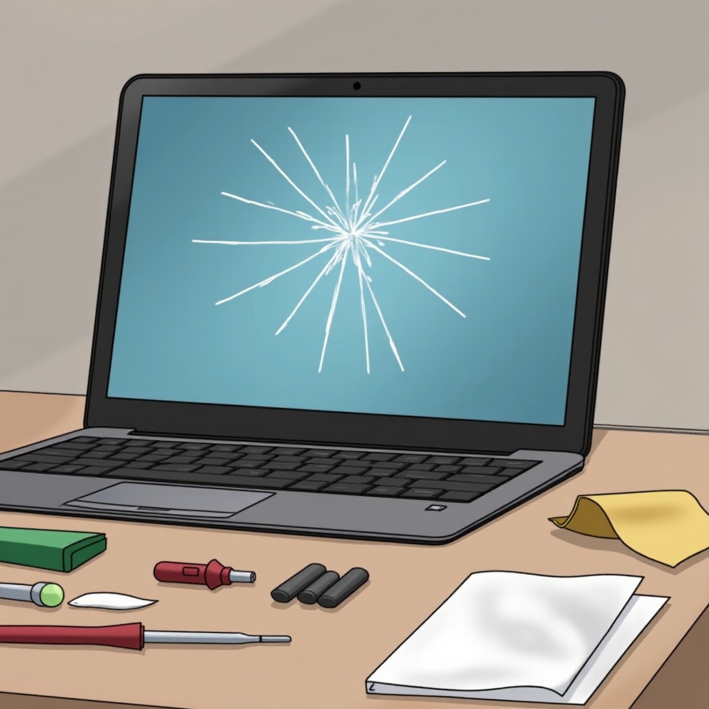 comment réparer un écran d'ordinateur portable fissuré sans le remplacer