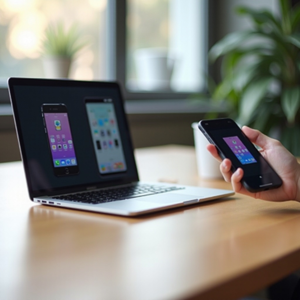 comment refléter votre téléphone sur votre ordinateur portable