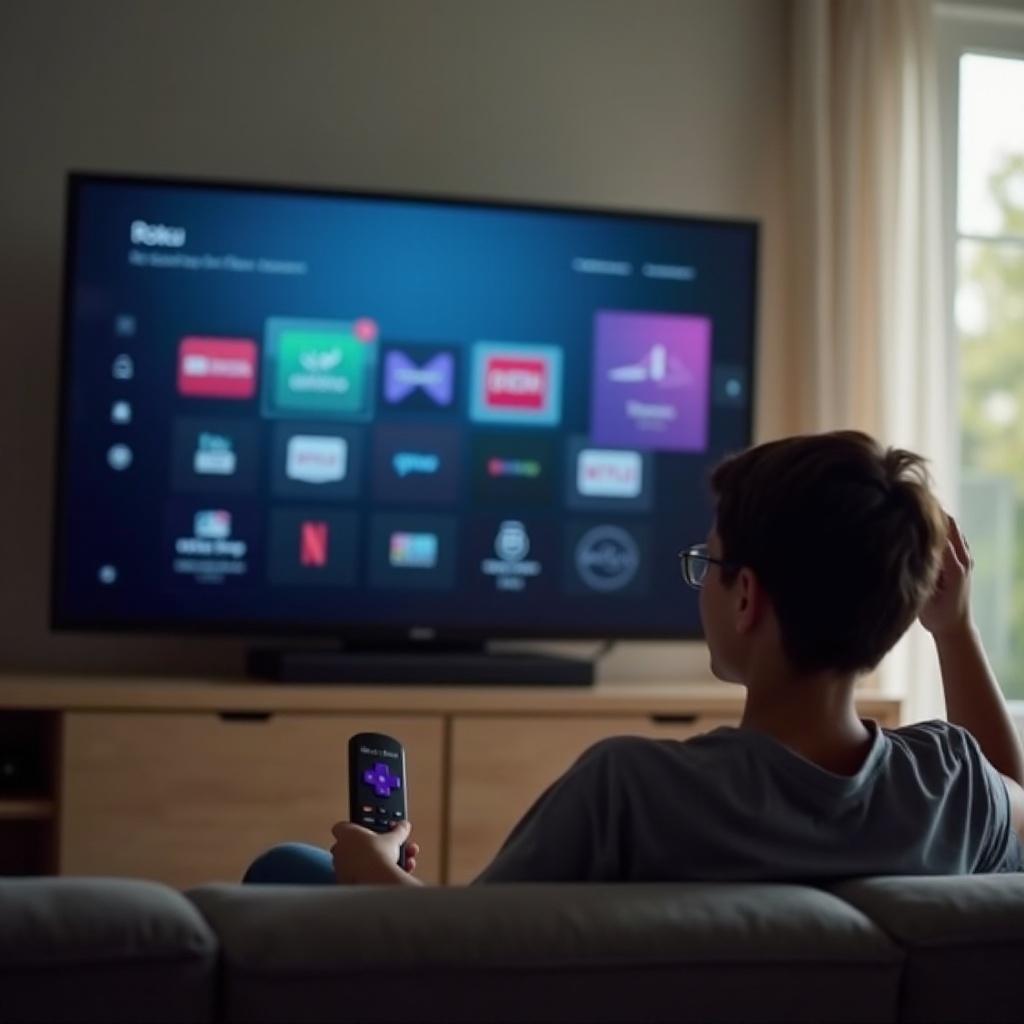 problemi di Roku che non evidenzia le app