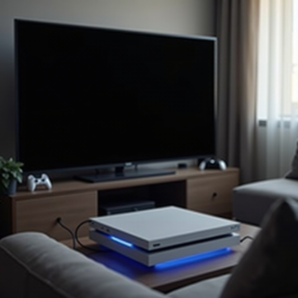 écran noir clignotant sur PS5