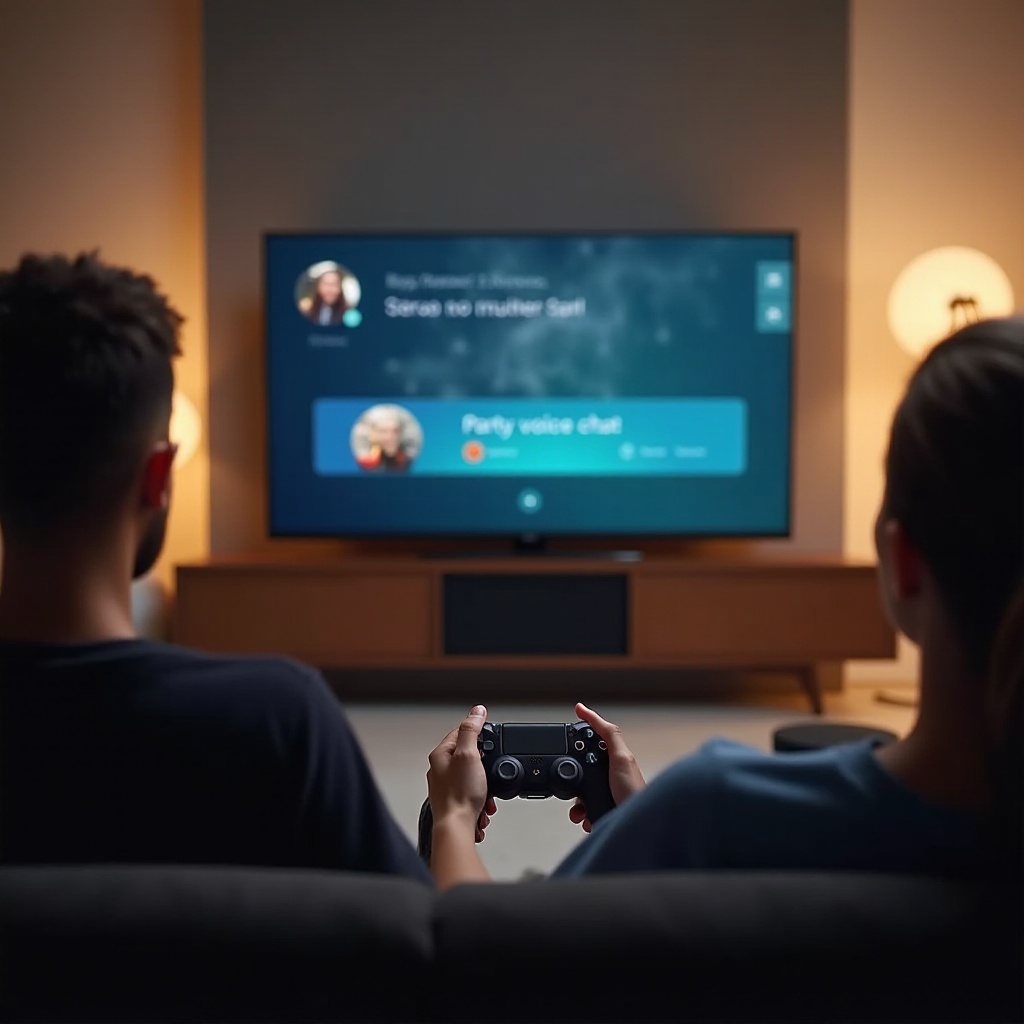 chat vocal PS5 via la télévision